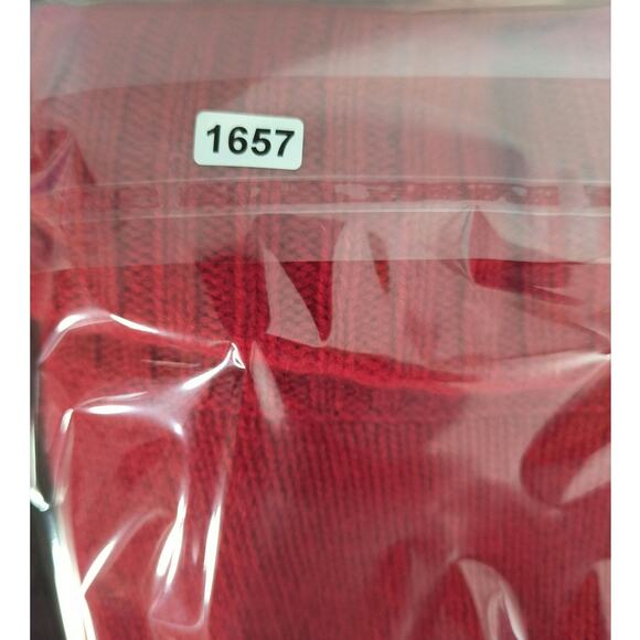 Ann Taylor Cashmere Sweater Women's Size M  Red Long Sleeve Cowl Neck Pullover - Picture 12 of 12